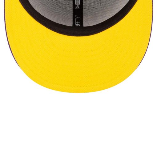 Los Angeles Lakers New Era Sport Night Splatter 2Tone 9FIFTY Snapback Hat BlackPurple