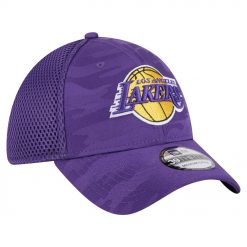Los Angeles Lakers New Era Subtle Camo 39THIRTY Flex Hat Purple