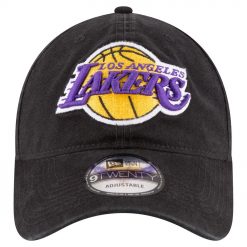 Los Angeles Lakers New Era Team 20 9TWENTY Adjustable Hat Black