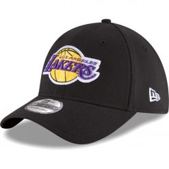 Los Angeles Lakers New Era Team Classic 39THIRTY Flex Hat Black