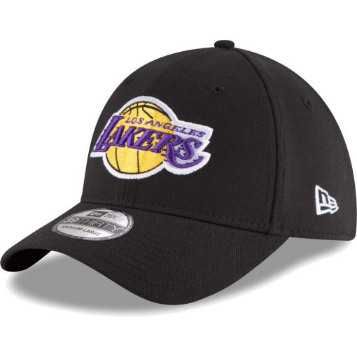 Los Angeles Lakers New Era Team Classic 39THIRTY Flex Hat Black