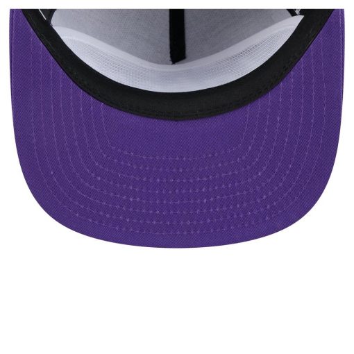 Los Angeles Lakers New Era Team Text Golfer Snapback Hat Purple