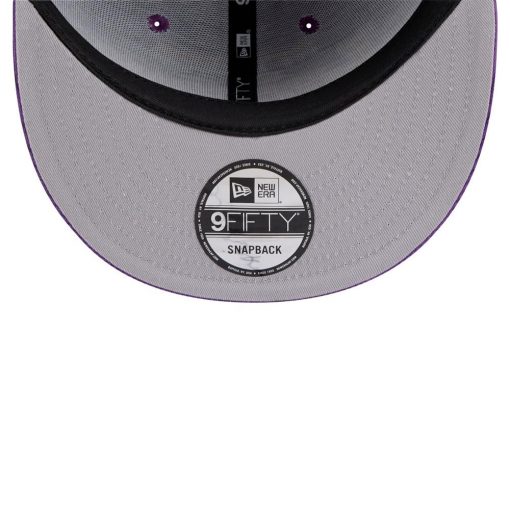 Los Angeles Lakers New Era Throwback Display Corduroy 9FIFTY Snapback Hat Purple