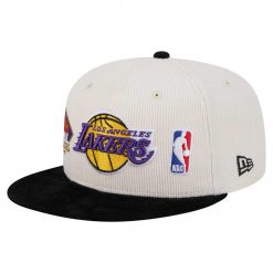 Los Angeles Lakers New Era TwoTone 9FIFTY Snapback Hat Cream