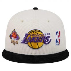 Los Angeles Lakers New Era TwoTone 9FIFTY Snapback Hat Cream