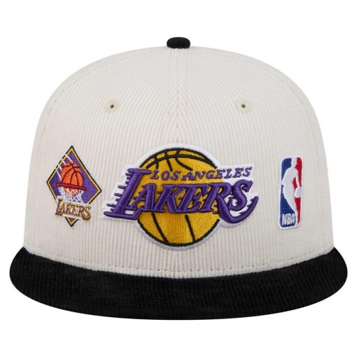 Los Angeles Lakers New Era TwoTone 9FIFTY Snapback Hat Cream