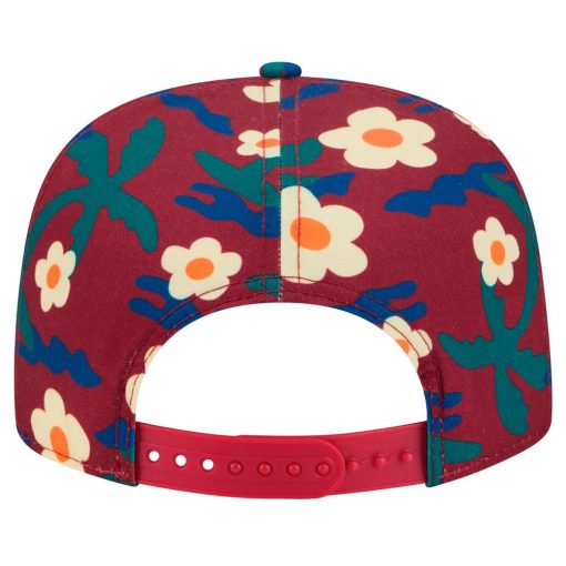 Los Angeles Lakers New Era Vacation Floral Golfer Snapback Hat Crimson