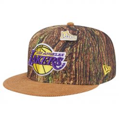Los Angeles Lakers New Era Victory Grove Forest Sneaker Pin 9FIFTY Snapback Hat Camo