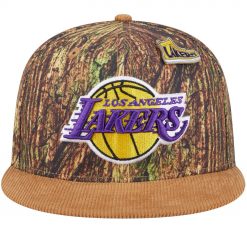 Los Angeles Lakers New Era Victory Grove Forest Sneaker Pin 9FIFTY Snapback Hat Camo