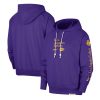 Los Angeles Lakers Nike Courtside Club Pullover Hoodie Black