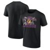 Los Angeles Lakers Sportiqe Unisex Duke Premium T-Shirt Black