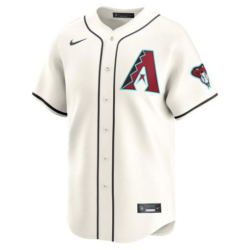 Mens Arizona Diamondbacks Gabriel Moreno Nike White Home Limited Player Jersey