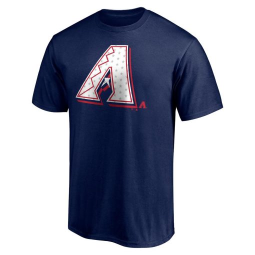Men’s Arizona Diamondbacks Navy Red White and Team T-Shirt