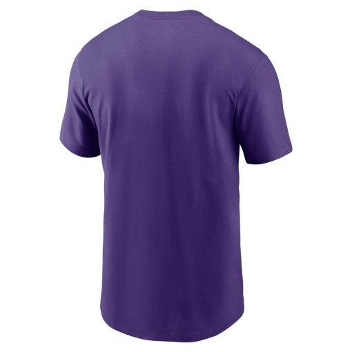 Men’s Arizona Diamondbacks Nike Purple Cooperstown Collection Team Logo T-Shirt