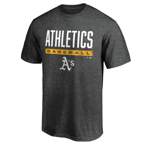 Men’s Athletics Charcoal Win Stripe Logo T-Shirt II