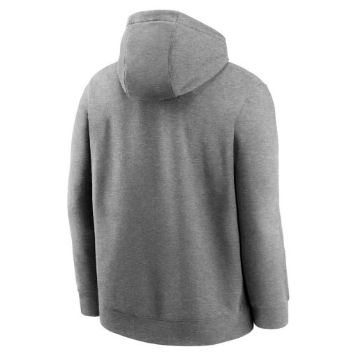 Men’s Athletics Nike Heather Gray Cooperstown Collection Logo Club Pullover Hoodie