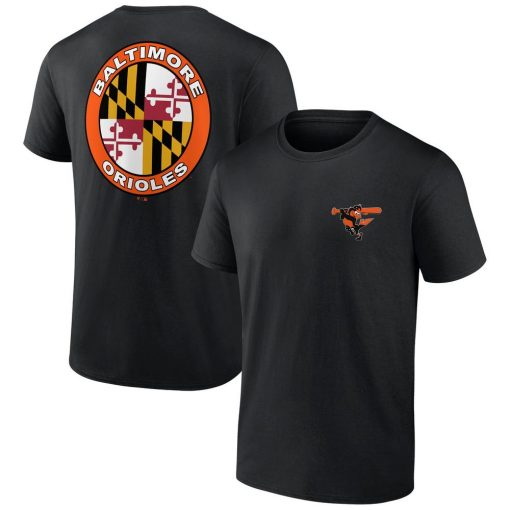 Men’s Baltimore Orioles Black Bring It T-Shirt