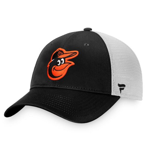 Mens Baltimore Orioles Fanatics Black Team Core Unstructured Trucker Adjustable Hat 1 78cbV 510x510