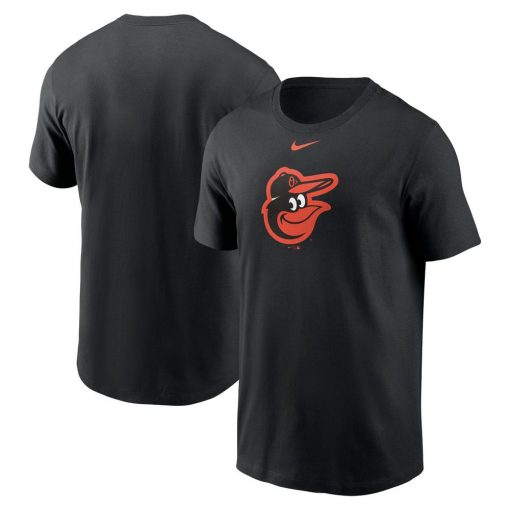 Men’s Baltimore Orioles Nike Black Fuse Logo T-Shirt