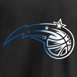 Mens Black Orlando Magic Gradient Logo TShirt