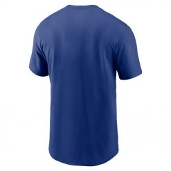 Mens Chicago Cubs Nike Royal Fuse Wordmark TShirt