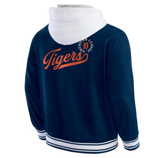 Men’s Detroit Tigers Darius Rucker Collection by Fanatics Navy FullSnap Hooded Jacket
