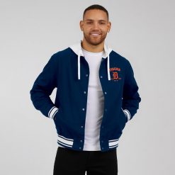 Mens Detroit Tigers Darius Rucker Collection by Fanatics Navy FullSnap Hooded Jacket 5 VDghq.jpg
