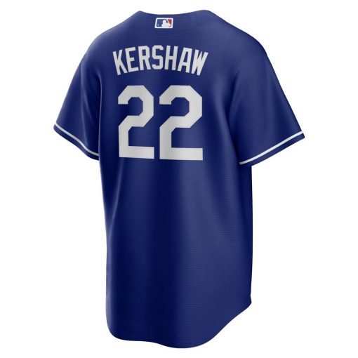 Men’s Los Angeles Dodgers Clayton Kershaw Nike Royal Alternate Replica Player Name Jersey