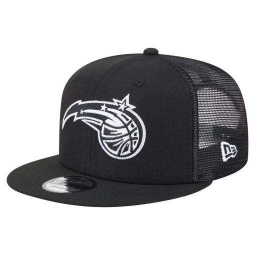 Men’s New Era Black Orlando Magic 9FIFTY Snapback Trucker Hat