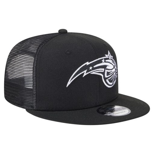 Men’s New Era Black Orlando Magic 9FIFTY Snapback Trucker Hat
