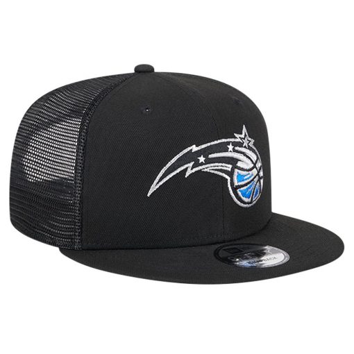 Men’s New Era Black Orlando Magic Meshback 9FIFTY Snapback Hat