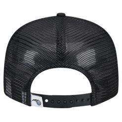 Mens New Era Black Orlando Magic Meshback 9FIFTY Snapback Hat