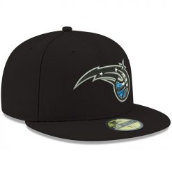 Mens New Era Black Orlando Magic Official Team Color 59FIFTY Fitted Hat