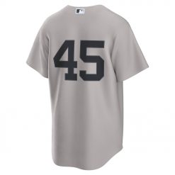 Mens New York Yankees Gerrit Cole Nike Gray Road 20 Replica Jersey