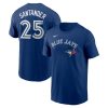 Men’s Toronto Blue Jays Bo Bichette Nike Navy 2024 City Connect Name Number T-Shirt