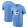 Men’s Toronto Blue Jays Nike Powder Blue Authentic Collection Early Work TriBlend Performance T-Shirt