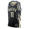 Milwaukee Bucks Jordan Statement Swingman Jersey Black Damian Lillard Unisex