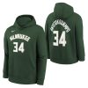 Milwaukee Bucks Nike DriFIT Spotlight Pullover Hoodie Youth