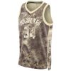 Milwaukee Bucks Nike Icon Edition Swingman Jersey Hunter Green Damian Lillard Unisex
