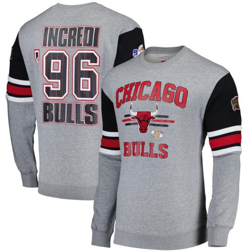 NBA All Over Crew Sweatshirt By Mitchell Ness Men’s