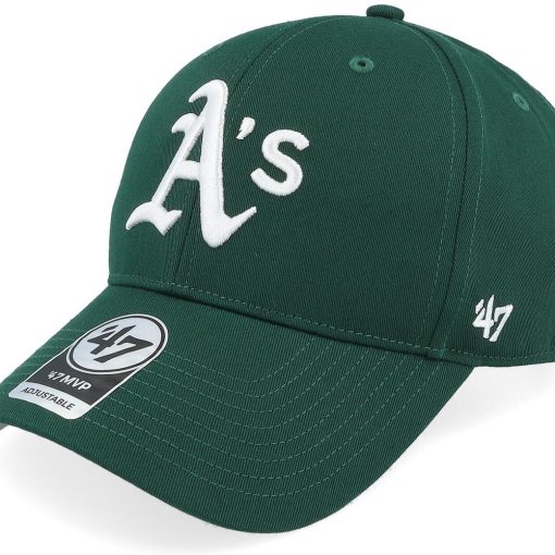 Oakland Athletics Raised Basic Mvp Dark Green Adjustable  47 Brand