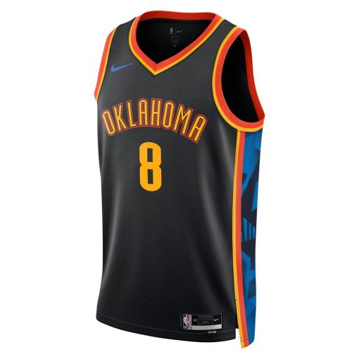 Oklahoma City Thunder Nike City Edition Swingman Jersey 2024 Black Jalen Williams Unisex