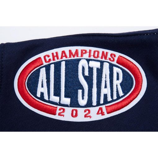 Pro Standard Unisex 2024 NBA AllStar Game Chenille Fleece Pullover Hoodie Cream