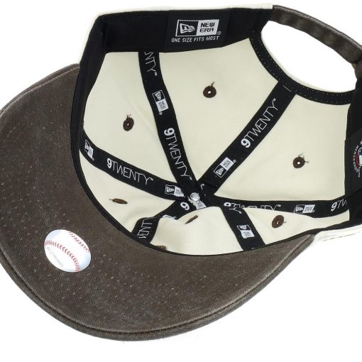 San Diego Padres Classic Sidescript StoneBrown Dad Cap  New Era