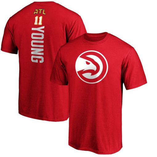 Trae Young Atlanta Hawks Playmaker Name Number T-Shirt Red
