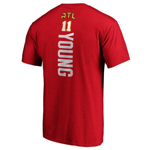 Trae Young Atlanta Hawks Playmaker Name Number T-Shirt Red