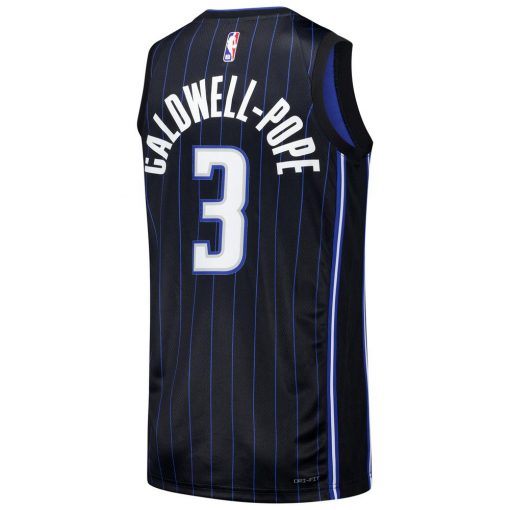 Unisex Nike Kentavious CaldwellPope Black Orlando Magic 2024 Offseason Addition Nike Swingman Jersey