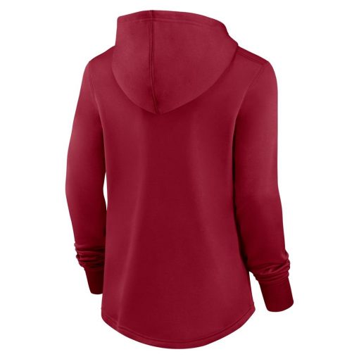 Women’s Arizona Diamondbacks Nike Red Authentic Collection Pregame Performance Pullover Hoodie