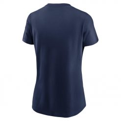 Womens Boston Red Sox Nike Navy Fuse Wordmark TShirt