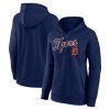 Women’s Detroit Tigers Navy Team Live For It Pullover Hoodie